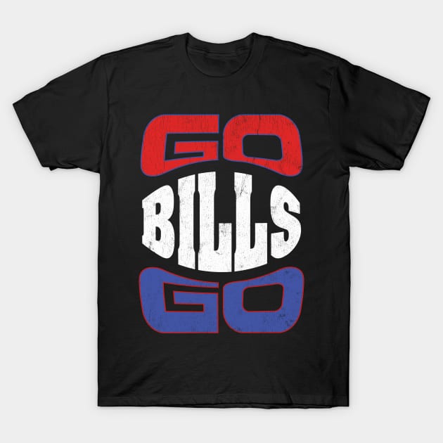 Go Bills Go T-Shirt by Snapdragon